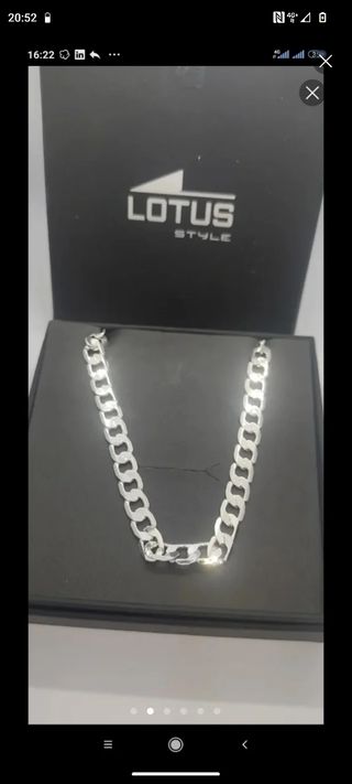 Cadena Lotus Style Plata 925