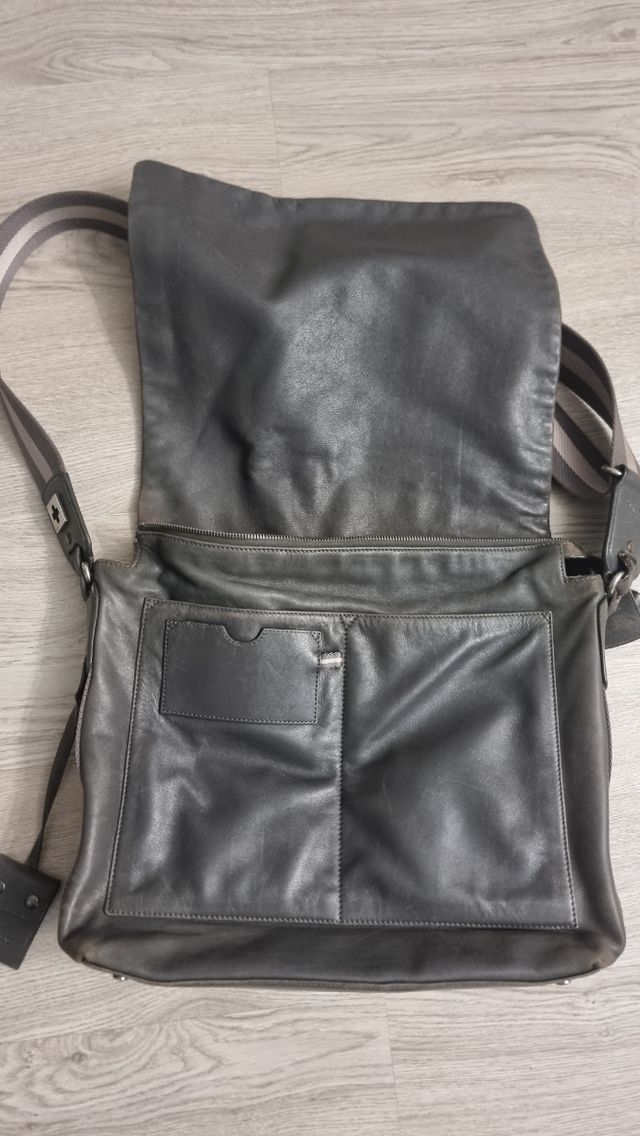 Bolso bandolera Bally gris