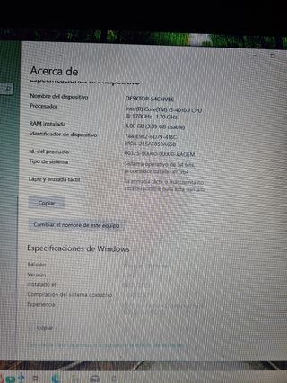 Portátil Asus X751LA i3-4010U 4GB RAM
