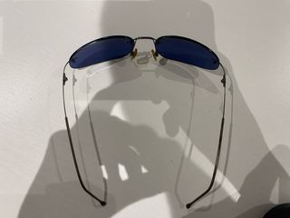 Gafas Giorgio Armani azules y doradas