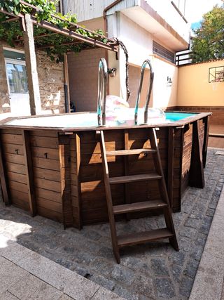 Piscina de madera Granade 436x336m