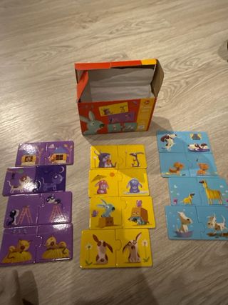 Puzzle Duo Djeco 12 Puzzles 2+