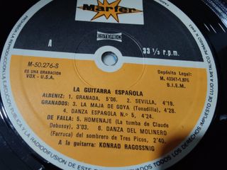 Vinilo La Guitarra Española - Konrad Ragossnig