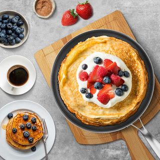 Sartén Crepes 28cm Inox Inducción Sin PFAS