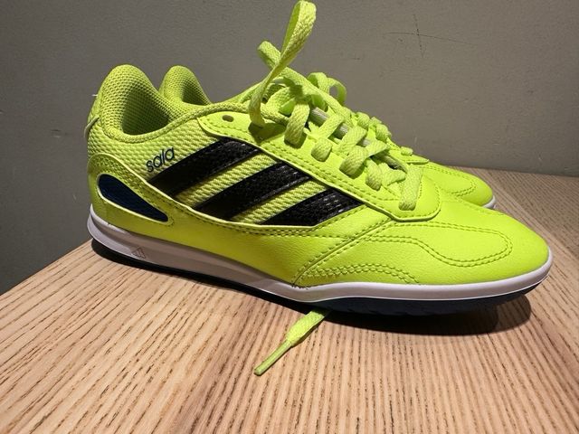 Zapatillas Fútbol Sala Adidas Verde Neón Talla 34.
