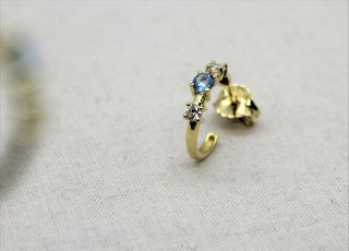 Pendientes Plata 925 con Baño Oro 8kt - NUEVOS