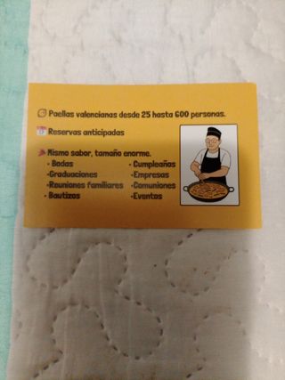 Paellas a domicilio desde 25 personas