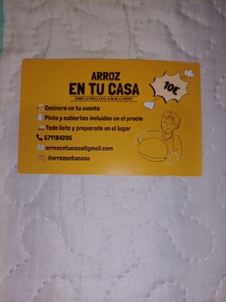 Paellas a domicilio desde 25 personas