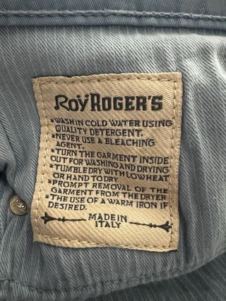 Pantaloni Blu Roy Roger's Pocket Money 50IT/W16