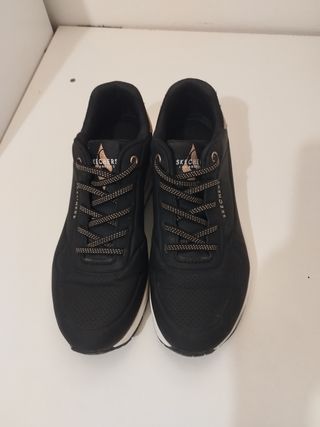 Zapatillas Skechers Uno Golden Air Mujer Negras