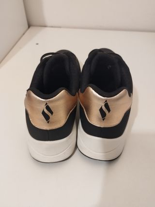 Zapatillas Skechers Uno Golden Air Mujer Negras
