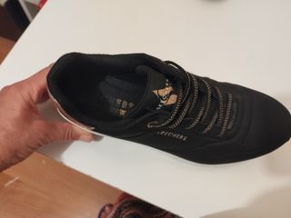 Zapatillas Skechers Uno Golden Air Mujer Negras