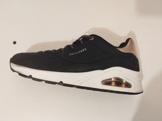 Zapatillas Skechers Uno Golden Air Mujer Negras