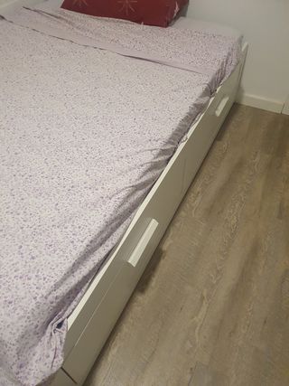 Cama nido IKEA Brimnes con almacenaje