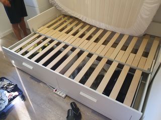 Cama nido IKEA Brimnes con almacenaje