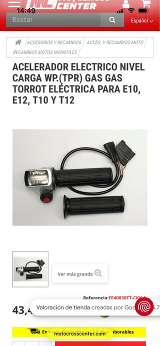 Gas Gas T12 Trial Eléctrica 1500w