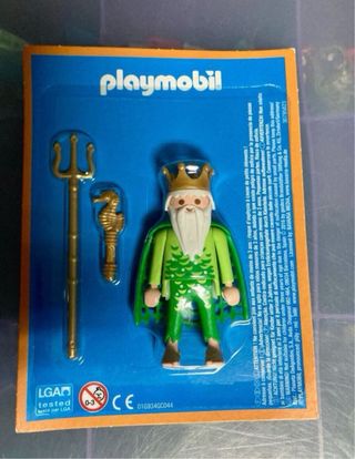 Playmobil Rey Neptuno Poseidón y Noble medieval