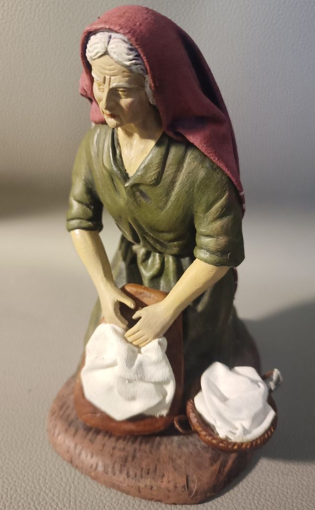 Lote Belén Nacimiento Barro Figuras