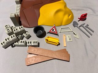 Playmobil obra con figuras y accesorios