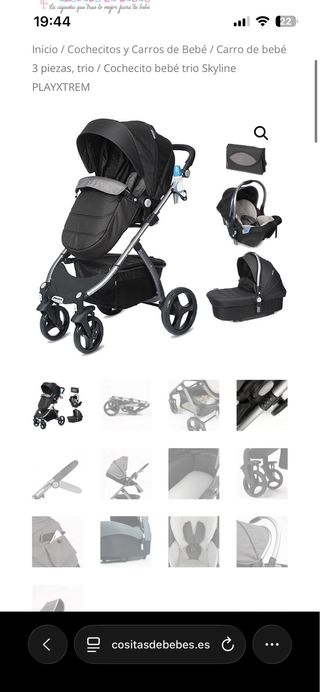 Carro de bebé Playxtrem completo