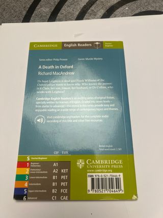 A Death in Oxford Starter/Beginner (Cambridge E...