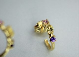 Pendientes Aro Plata 925 Baño Oro 18kt - NUEVOS