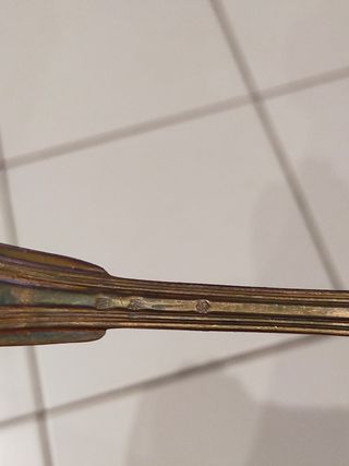 Set 2 Cucchiai Metallo Argentato