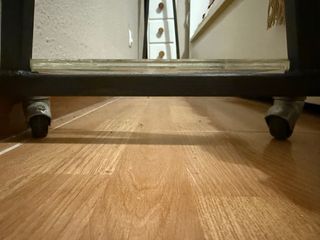 Perchero Metálico Negro y Plateado