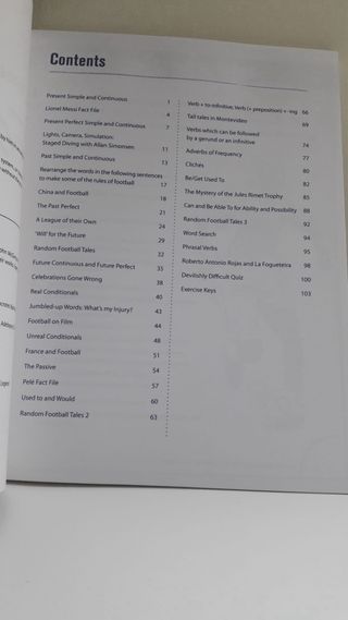 Libro Learn English through Football