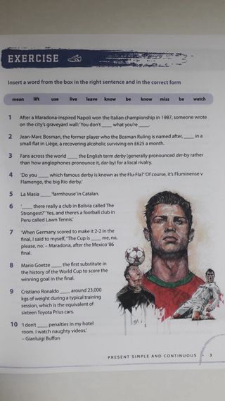 Libro Learn English through Football