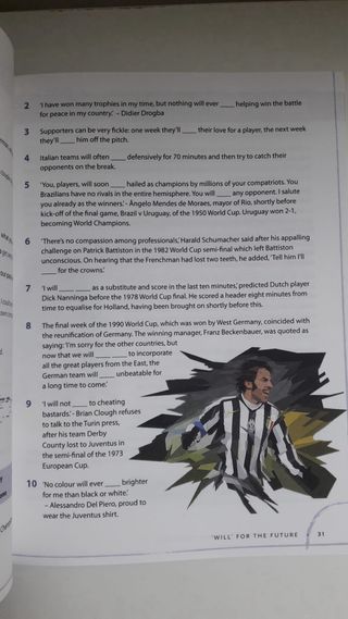 Libro Learn English through Football