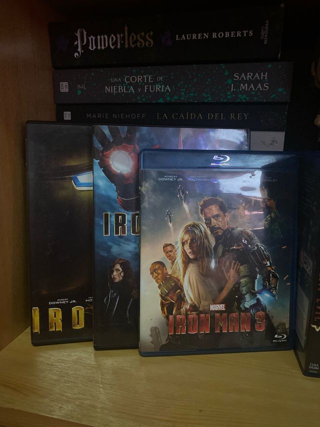 Pack 3 Películas Iron Man Blu-ray Español