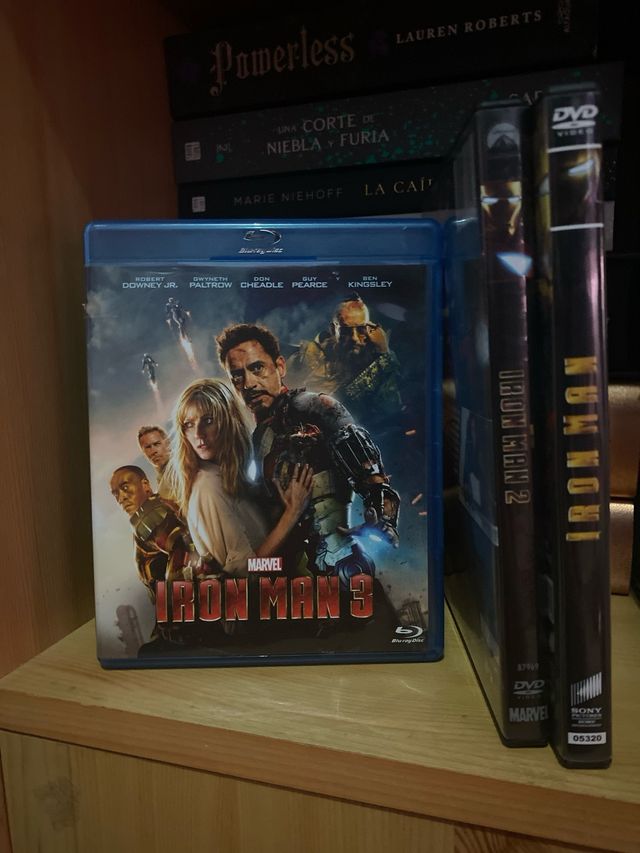 Pack 3 Películas Iron Man Blu-ray Español