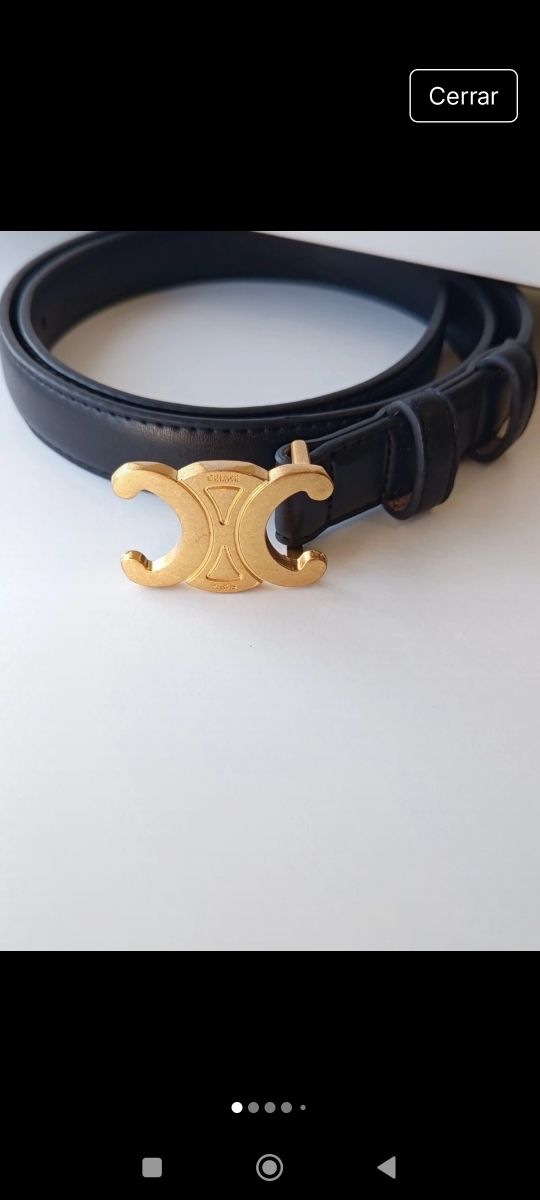 Cinturón Negro y Dorado