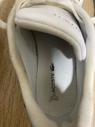 Zapatos Lacoste Blancos