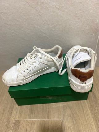 Zapatos Lacoste Blancos