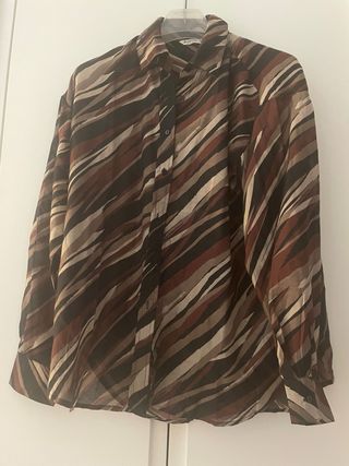 Camisa Stradivarius Estampado Animal Print