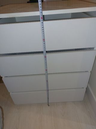 Módulo Cajonera Blanca 4 Cajones