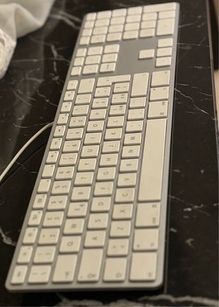 Tastiera USB Apple A1243 Argento/Bianco