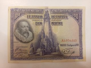 Billete 100 pesetas 1928 España