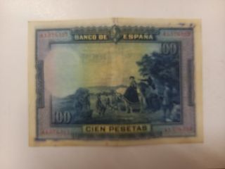 Billete 100 pesetas 1928 España