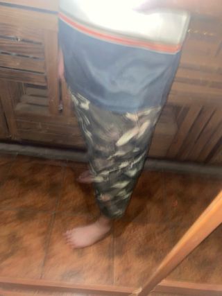 Pantalón camuflaje medio largo