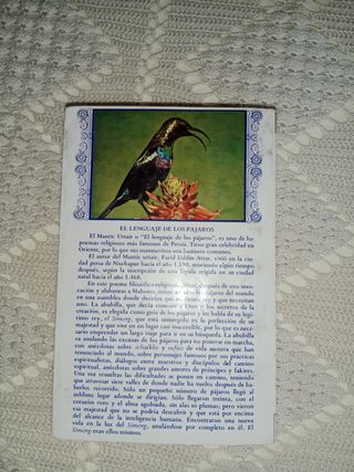El Lenguaje de los Pajaros. Mantic Uttair 