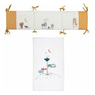 Funda nórdica cuna + relleno diseño animalitos