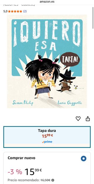 cuento infantil  ¡Quiero esa tarta!