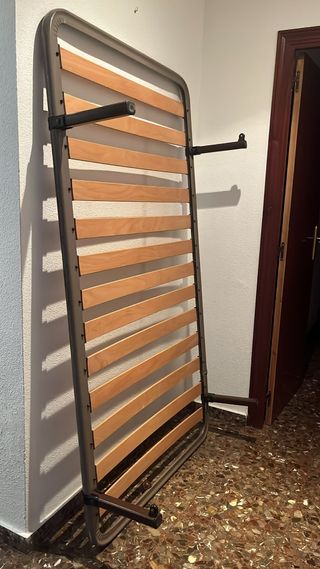 Somier 100x190 Metal y Madera