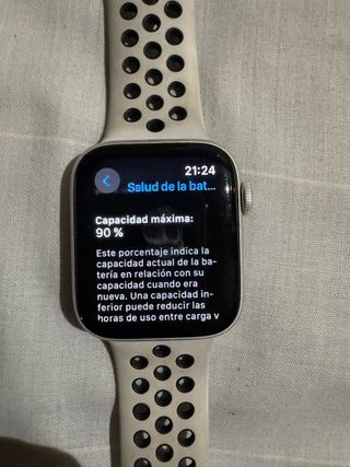 Apple Watch SE x Nike 44mm Plata/Blanco