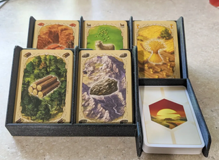 Organizador de cartas Catán 3D