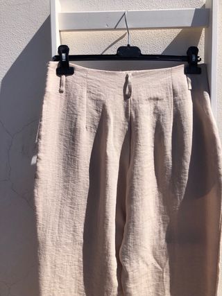 Pantaloni donna in lino sartoriali tg M nuovi