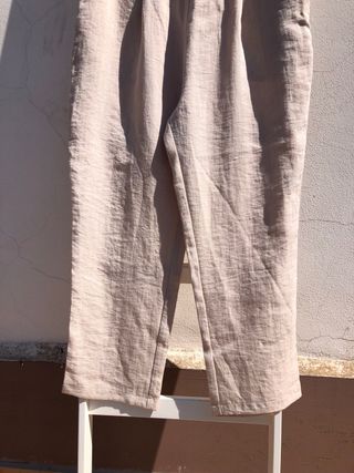 Pantaloni donna in lino sartoriali tg M nuovi